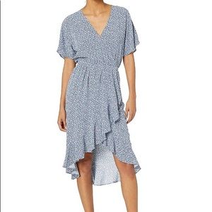 J. Crew Mercantile Blue Ruffle Dress-Medium
